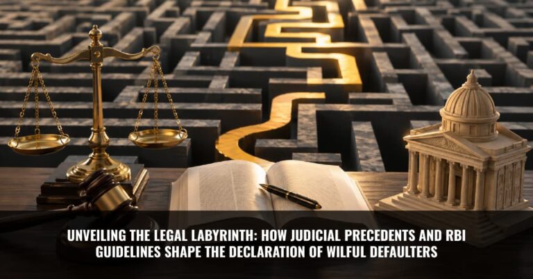 Read more about the article Unveiling the Legal Labyrinth: How Judicial Precedents and RBI Guidelines Shape the Declaration of Wilful Defaulters