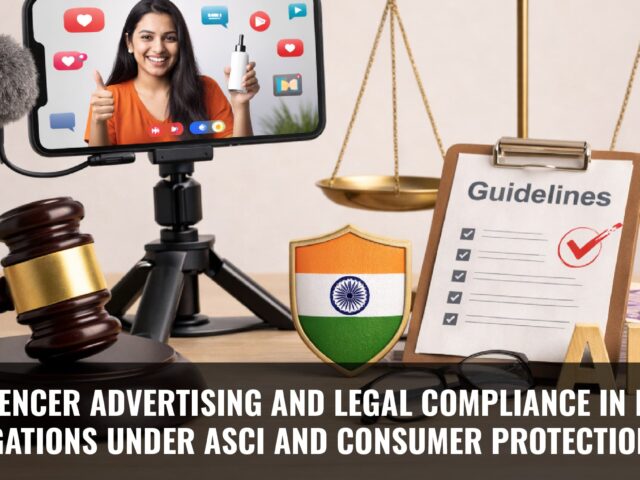 Influencer Advertising and Legal Compliance in India: Obligations Under ASCI and Consumer Protection Law