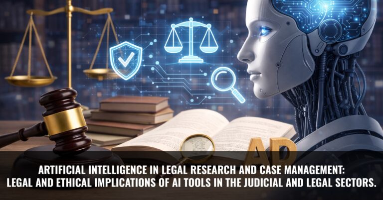 Read more about the article Artificial Intelligence in Legal Research and Case Management: Legal and ethical implications of AI tools in the judicial and legal sectors.