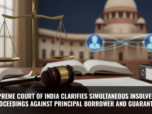 Supreme Court of India clarifies simultaneous Insolvency Proceedings Against Principal Borrower and Guarantor