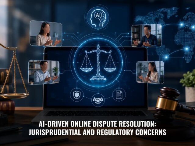 ⁠AI Driven Online Dispute Resolution Jurisprudential and Regulatory Concerns