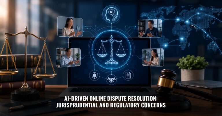 Read more about the article ⁠AI Driven Online Dispute Resolution Jurisprudential and Regulatory Concerns