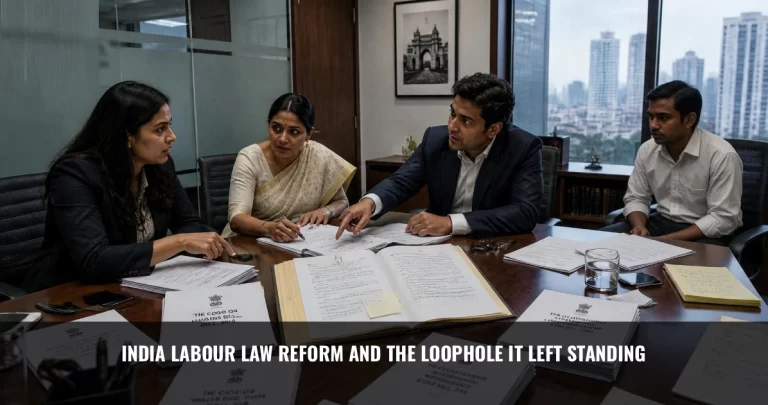 Read more about the article India Labour Law Reform and The Loophole It Left Standing