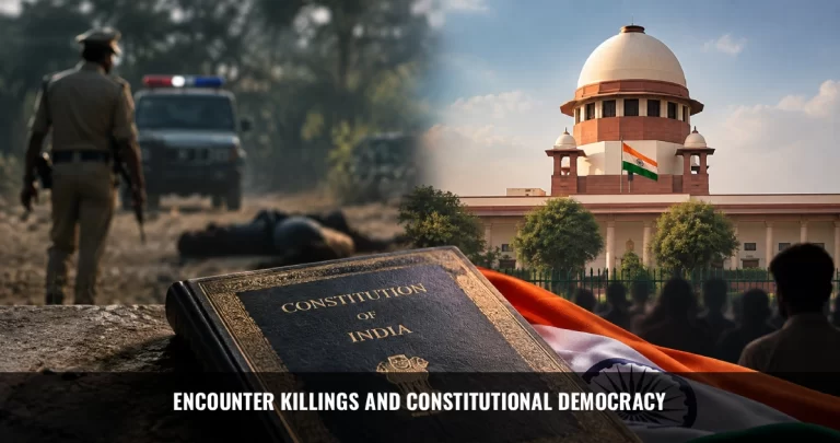 Read more about the article Encounter Killings and Constitutional Democracy