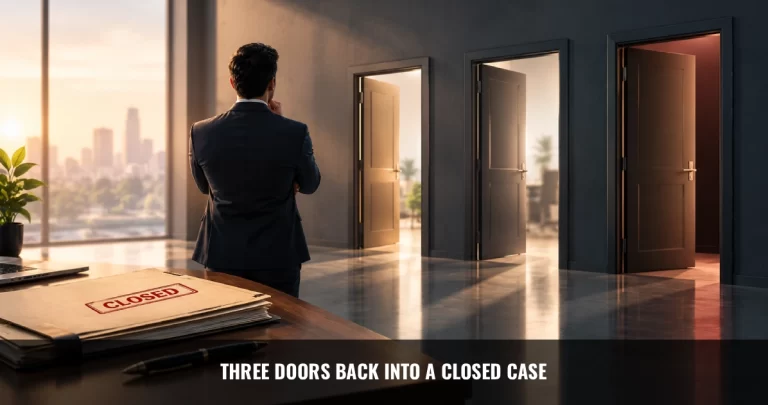 Read more about the article Three Doors Back Into a Closed Case