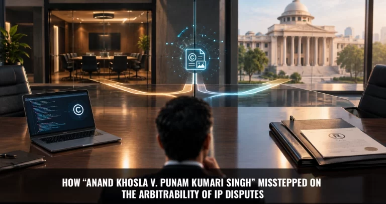 Read more about the article How “Anand Khosla v. Punam Kumari Singh” misstepped on the arbitrability of IP Disputes