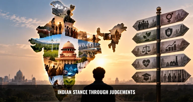 Read more about the article Indian Stance through Judgements