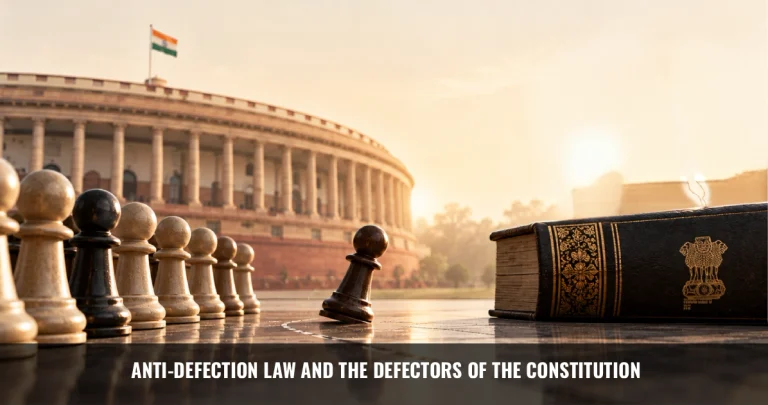 Read more about the article Anti-Defection Law and The Defectors of The Constitution