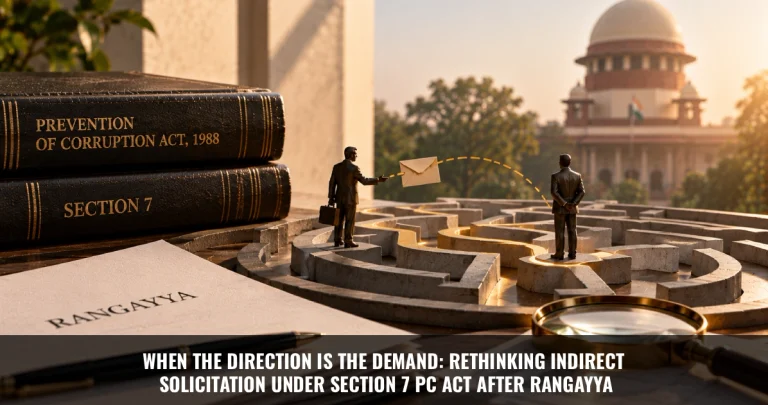 Read more about the article When the Direction Is the Demand: Rethinking Indirect Solicitation Under Section 7 PC Act After Rangayya